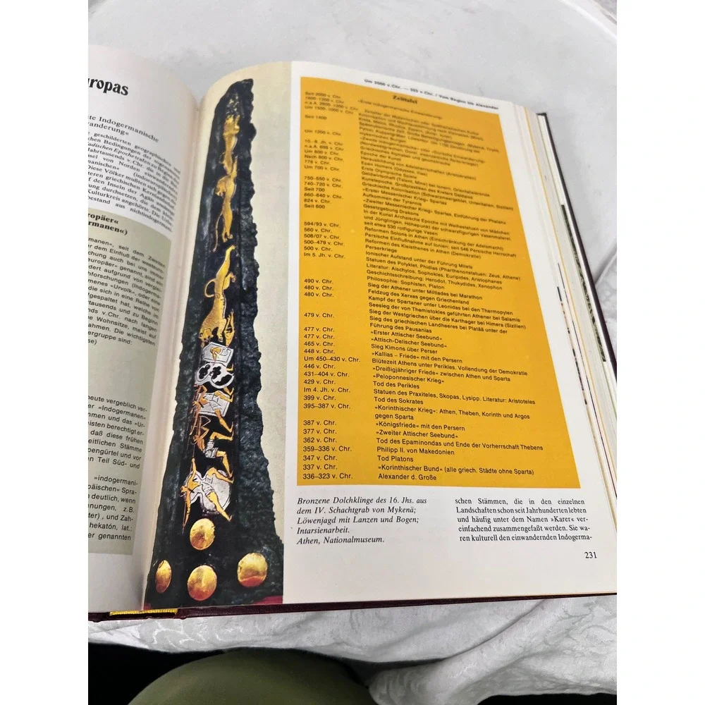 Lexikothek Panorama der Weltgeschichte Band I 1976 German History Hardcover Book